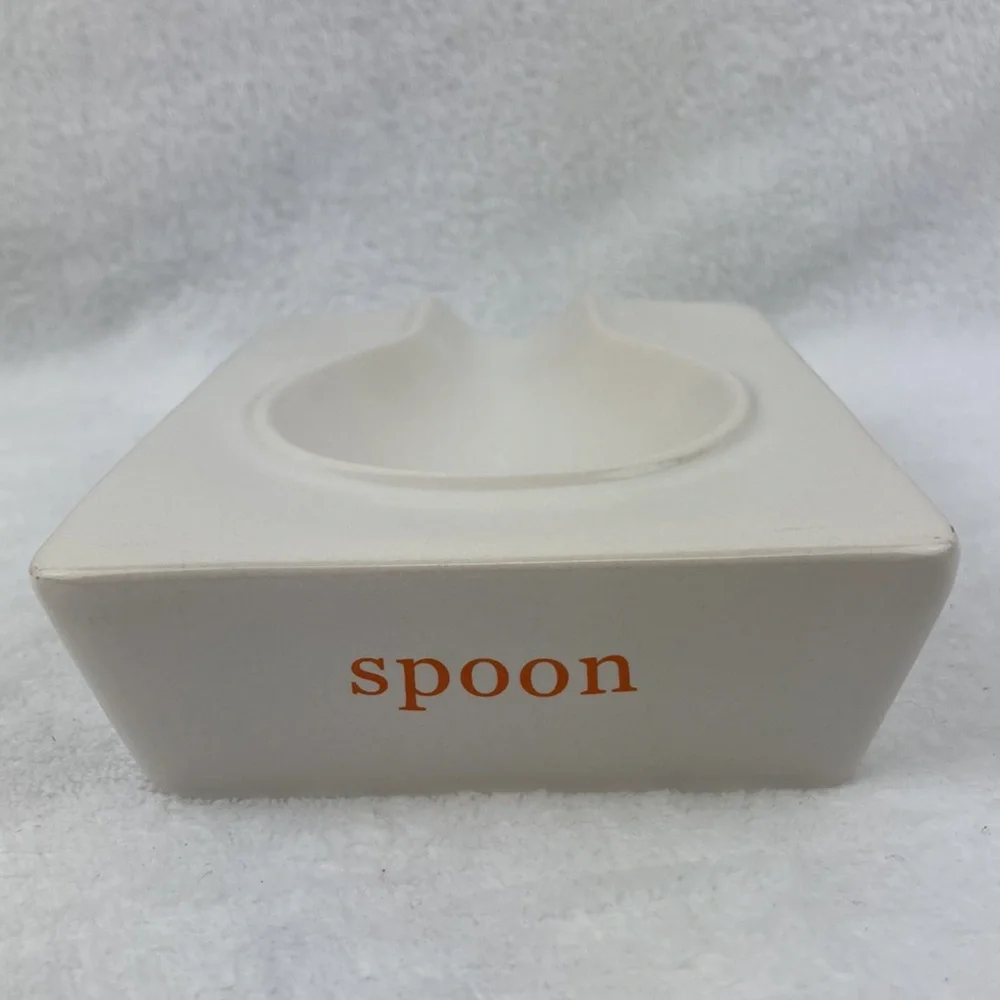 Pier 1 Imports Stoneware Spoon Rest 7”